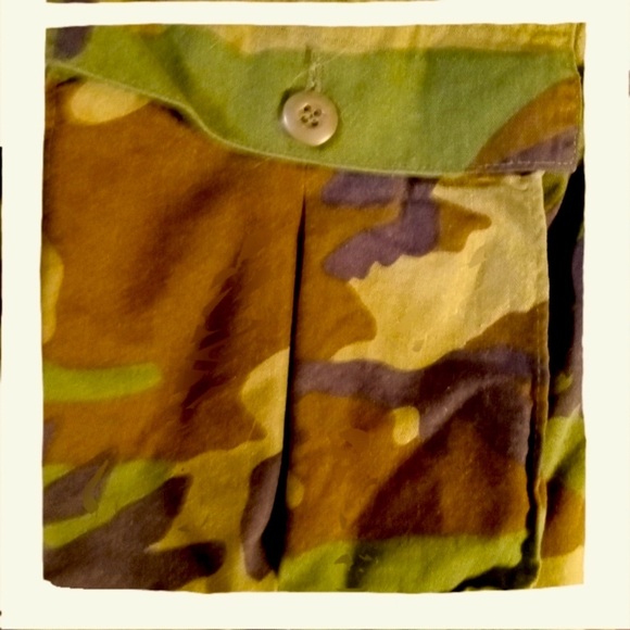 BDU Woodland Jacket Fatigue Hunting Pleated Utility Pockets Reinforced Elbow Sm - Picture 3 of 8